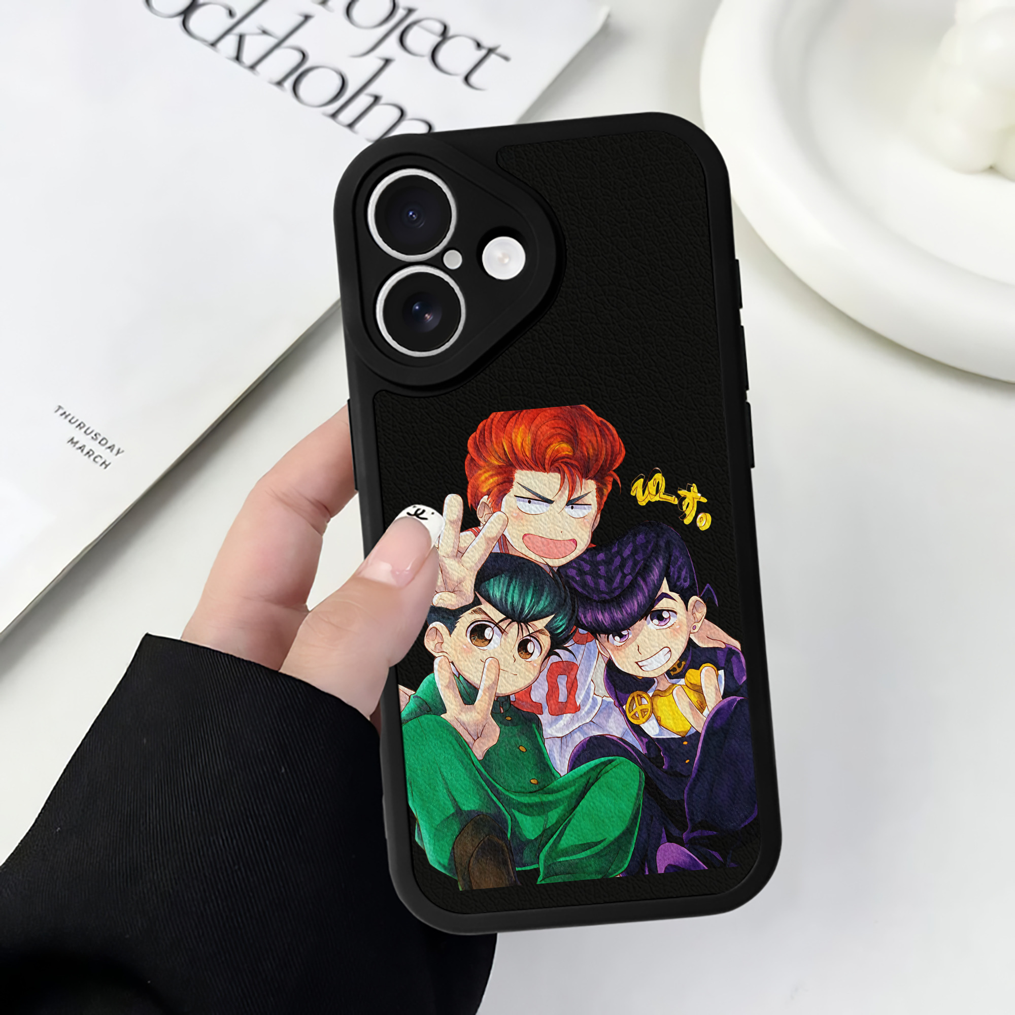 （画像用） SLAM DUNK／スラムダンク 【iPhone 16シリーズ対応】シリコンスマホケース（レザー調） 材質：シリコン
